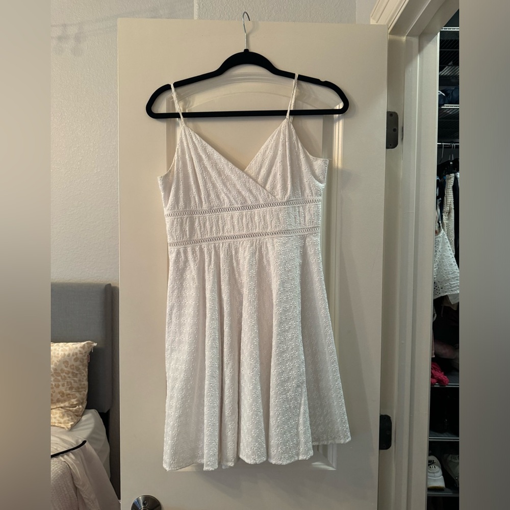 Jun & Ivy white floral mini dress